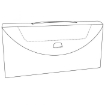 Picture of Totally Tiffany Template Storage Box  - Κουτί Αποθήκευσης 13'' x 6.5'' 