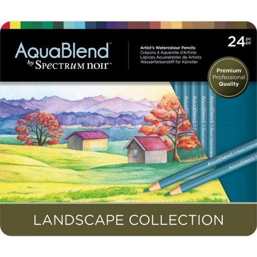 Picture of Spectrum Noir Aquablend Μολύβια Ακουαρέλας – Landscape, 24τεμ.