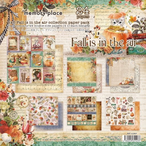 Picture of Memory Place Kawaii Double-Sided Collection Pack Συλλογή Χαρτιών Scrapbooking Διπλής Όψης 6" x 6" - Fall is in the Air