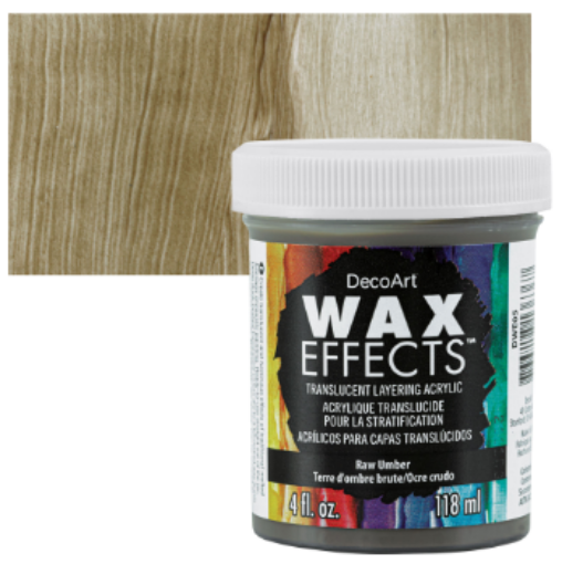 Picture of DecoArt WaxEffects Ακρυλικό Χρώμα 118 ml - Raw Umber 