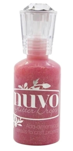 Picture of Nuvo Glitter Drops 3D - Χρώμα για Λεπτομέρεια, Red Sunstone