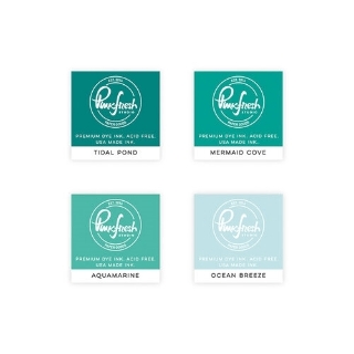 Picture of Pinkfresh Studio Premium Dye Cube Ink Pads Σετ Μελάνια - Island Oasis, 4τεμ.