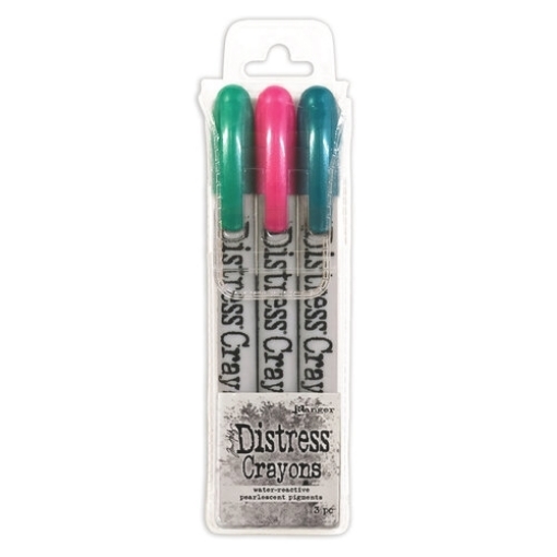 Picture of Tim Holtz Distress Crayons | Σετ Υδατοδιαλυτών Sticks Χρωστικής για Mixed Media - Holiday Set 4