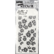 Picture of Tim Holtz Layered Στένσιλ 4"x8.5" – Tiny Poinsettia Christmas Background 