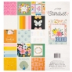 Picture of American Crafts Jen Hadfield Μπλοκ Scrapbooking Μονής Όψης  με Ολογραφικές Foil Λεπτομέρειες - Stardust, 12"x12"