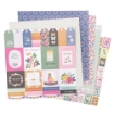 Picture of American Crafts Jen Hadfield Μπλοκ Scrapbooking Μονής Όψης  με Ολογραφικές Foil Λεπτομέρειες - Stardust, 12"x12"