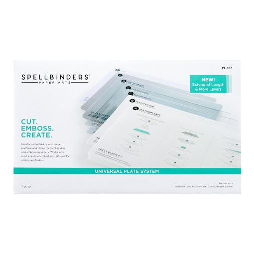 Picture of Spellbinders Universal Plate System - Πλάκες για Die-Cutting και Embossing Folders, 7pcs