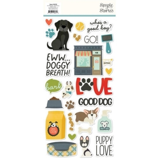 Picture of Simple Stories Foam Stickers | Αυτοκόλλητα Αφρώδους Υλικού – Pet Shoppe, Dog Collection, 45τεμ.