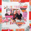 Picture of Simple Stories Μπλοκ Scrapbooking Διπλής Όψης 6"X8"  – Heart Eyes