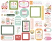 Picture of Echo Park Διακοσμητικά Εφήμερα Frames & Tags | A Birthday Wish, Girl, 34τεμ.
