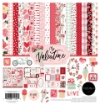 Picture of Carta Bella Συλλογή Χαρτιών Scrapbooking Διπλής Όψης 12"X12" - My Valentine