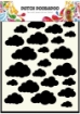 Picture of Dutch Doobadoo Mask Art Στένσιλ A5 - Clouds