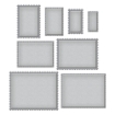 Picture of Spellbinders Etched Dies Μήτρες Κοπής - Postage Edge Rectangles, 8τεμ.