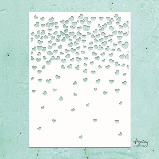 Picture of Mintay Papers Στένσιλ 6"x8" - Hearts