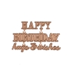 Picture of Spellbinders Glimmer Hot Foil Plate - Μήτρες Χρυσοτυπίας - Birthday Hugs & Wishes, 3τεμ.