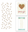 Picture of Spellbinders Glimmer Hot Foil Plate - Μήτρα Χρυσοτυπίας - Scattered Hearts Background