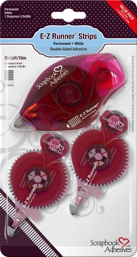 Picture of Scrapbook Adhesives E-Z Runner Strips Value Pack | Dispenser & Ανταλλακτικές Ταινίες Διπλής Όψης, 3τεμ