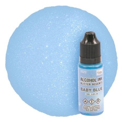Picture of Couture Creations Glitter Accents Μελάνι Οινοπνεύματος 12ml - Baby Blue