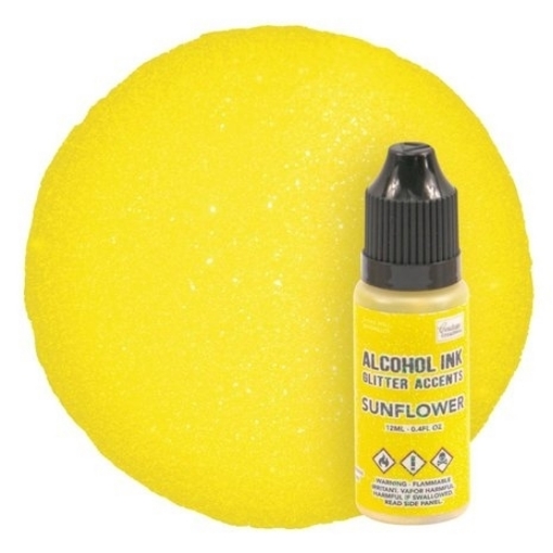 Picture of Couture Creations Glitter Accents Alcohol Ink | Μελάνι Οινοπνεύματος με Glitter 12ml - Sunflower