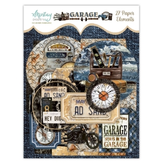 Picture of Mintay Papers Decorative Elements Garage – Διακοσμητικά Στοιχεία Scrapbooking, 27τεμ.