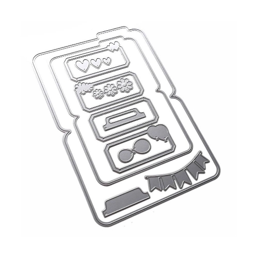 Picture of Elizabeth Craft Designs Μεταλλικές Μήτρες Κοπής - File Folder Set 1, 12τεμ.