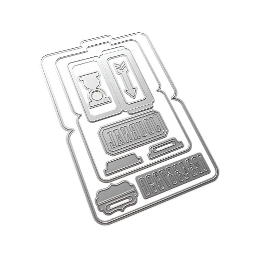 Picture of Elizabeth Craft Designs Μεταλλικές Μήτρες Κοπής - File Folder Set 2, 10τεμ.