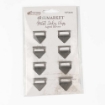 Picture of 49 And Market Curators Essential Index Clips Μεταλλικά Κλιπ Ευρετηρίου - Aged Silver, 8τεμ.