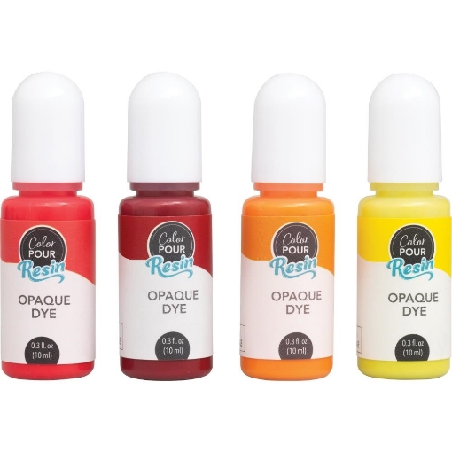 Picture of American Crafts Color Pour Resin Opaque Dye Σετ Χρωστικές Για Ρητίνη - Warm, 4τεμ.