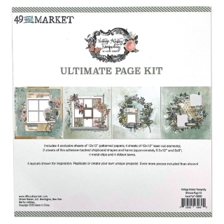 Picture of 49 And Market Ultimate Scrapbooking Page Kit - Vintage Artistry, Tranquility