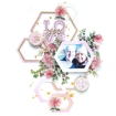 Picture of Pinkfresh Studio Puffy Stickers | Alphabet - Happy Heart