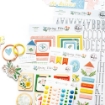 Picture of Pinkfresh Studio Book Rings Flower Market | Χρωματιστοί Κρίκοι Βιβλιοδεσίας, 8 τεμ.