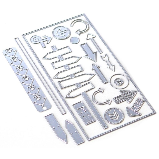 Picture of Elizabeth Craft Designs Μεταλλικές Μήτρες Κοπής - Planner Essentials 29, Directions, 21τεμ.