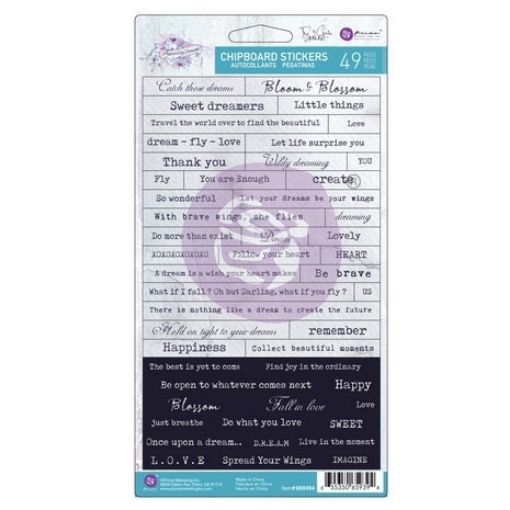 Picture of Prima Marketing Αυτοκόλλητα Chipboard - Aquarelle Dreams, 49τεμ.