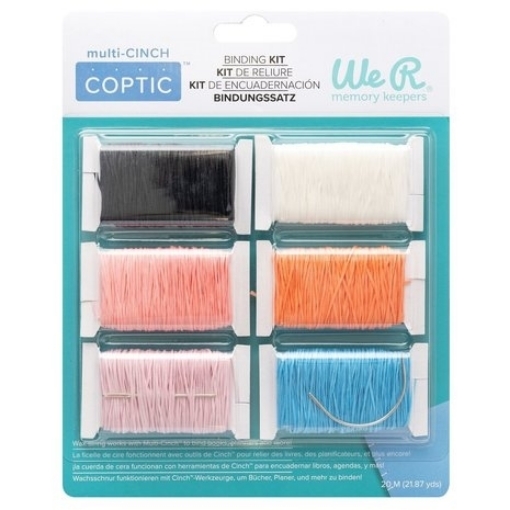 Picture of We R Memory Keepers Multi-Cinch Coptic Binding Kit – Κιτ Νημάτων & Βελόνων Βιβλιοδεσίας, 8 τεμ.