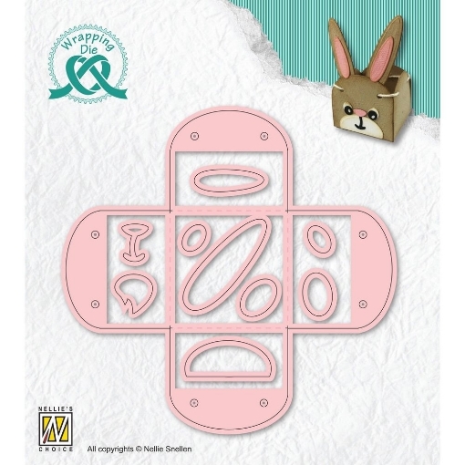 Picture of Nellie Snellen Wrapping 3D Dies Μήτρες Κοπής - Egg Cup Gift Box