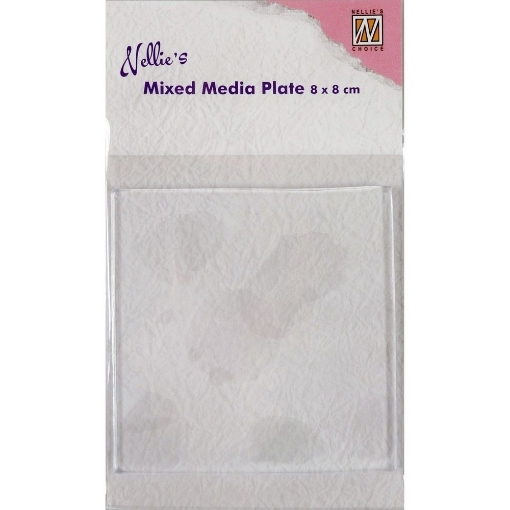 Picture of Nellie Snellen Mixed Media Plate Επιφάνεια Εκτυπώσεων Μονοτυπίας 8 x 8 cm