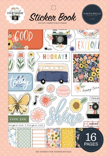 Picture of Carta Bella Sticker Book | Here There And Everywhere