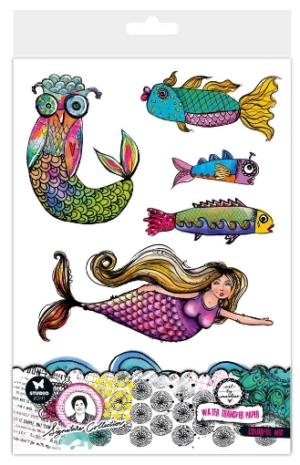 Picture of Art By Marlene Signature Collection Water Transfer Paper Φύλλα Μεταφοράς Εικόνας - Nr.1 Colorful Mix, 2τεμ