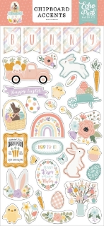 Picture of Echo Park Chipboard Accents | Διακοσμητικά Chipboard - It's Easter Time