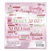 Picture of 49 & Market  Rouge Chipboard Word Set Διακοσμητικά Στοιχεία Τίτλοι - ARToptions, Rouge, 51τεμ.