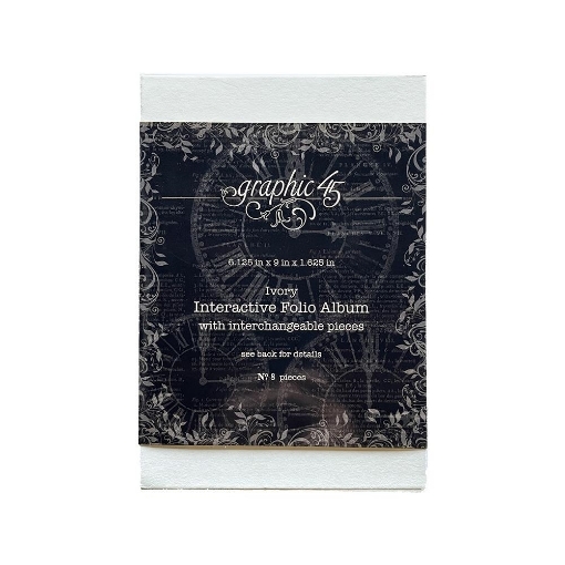 Picture of Graphic 45 Staples Interactive Folio Album Ivory – Διαδραστικό Folio Άλμπουμ 8 Τεμαχίων
