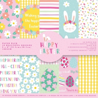 Picture of Violet Studio Μπλοκ Scrapbooking Μονής Όψης 8"X8" - Hoppy Easter