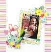 Picture of Violet Studio Μπλοκ Scrapbooking Μονής Όψης 8"X8" - Hoppy Easter