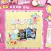 Picture of Violet Studio Μπλοκ Scrapbooking Μονής Όψης 8"X8" - Hoppy Easter