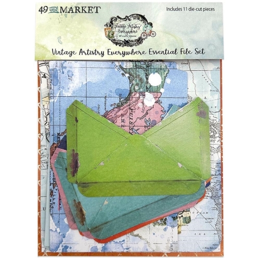 Picture of 49 And Market  Essential File Set Διακοσμητικοί Φάκελοι και Τσέπες - Vintage Artistry Everywhere, 11τεμ.