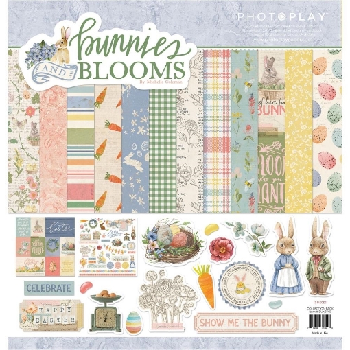 Picture of PhotoPlay Συλλογή Χαρτιών Scrapbooking 12" X 12" - Bunnies & Blooms