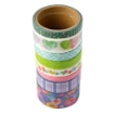 Picture of American Crafts Paige Evans Washi Tape Διακοσμητική Ταινία - Blooming Wild, 8τεμ.
