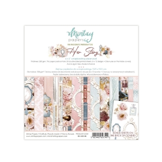 Picture of Mintay Papers Μπλοκ Scrapbooking Διπλής Όψης 6''x 6" - Her Story