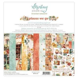 Picture of Mintay Papers Συλλογή Scrapbooking 12" x 12" - Places We Go