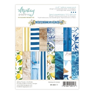 Picture of Mintay Papers Add-On Μπλοκ Scrapbooking Διπλής Όψης 6''x8" - Mediterranean Heaven